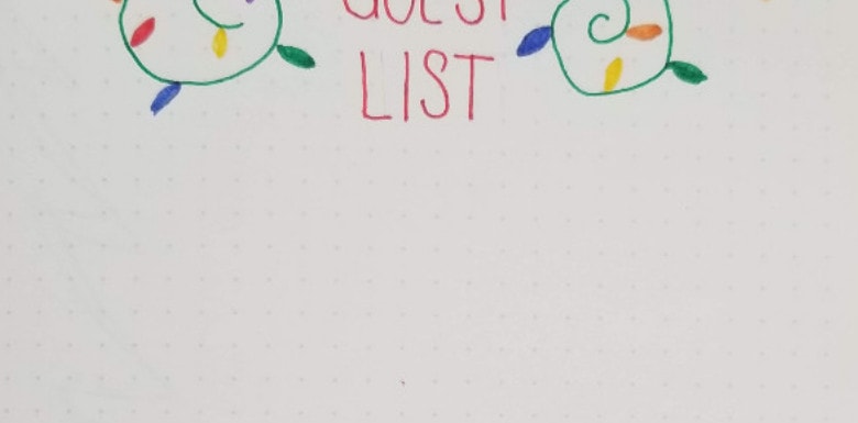 Bullet Journal Uses for Planning Christmas and Holiday Events and Plans